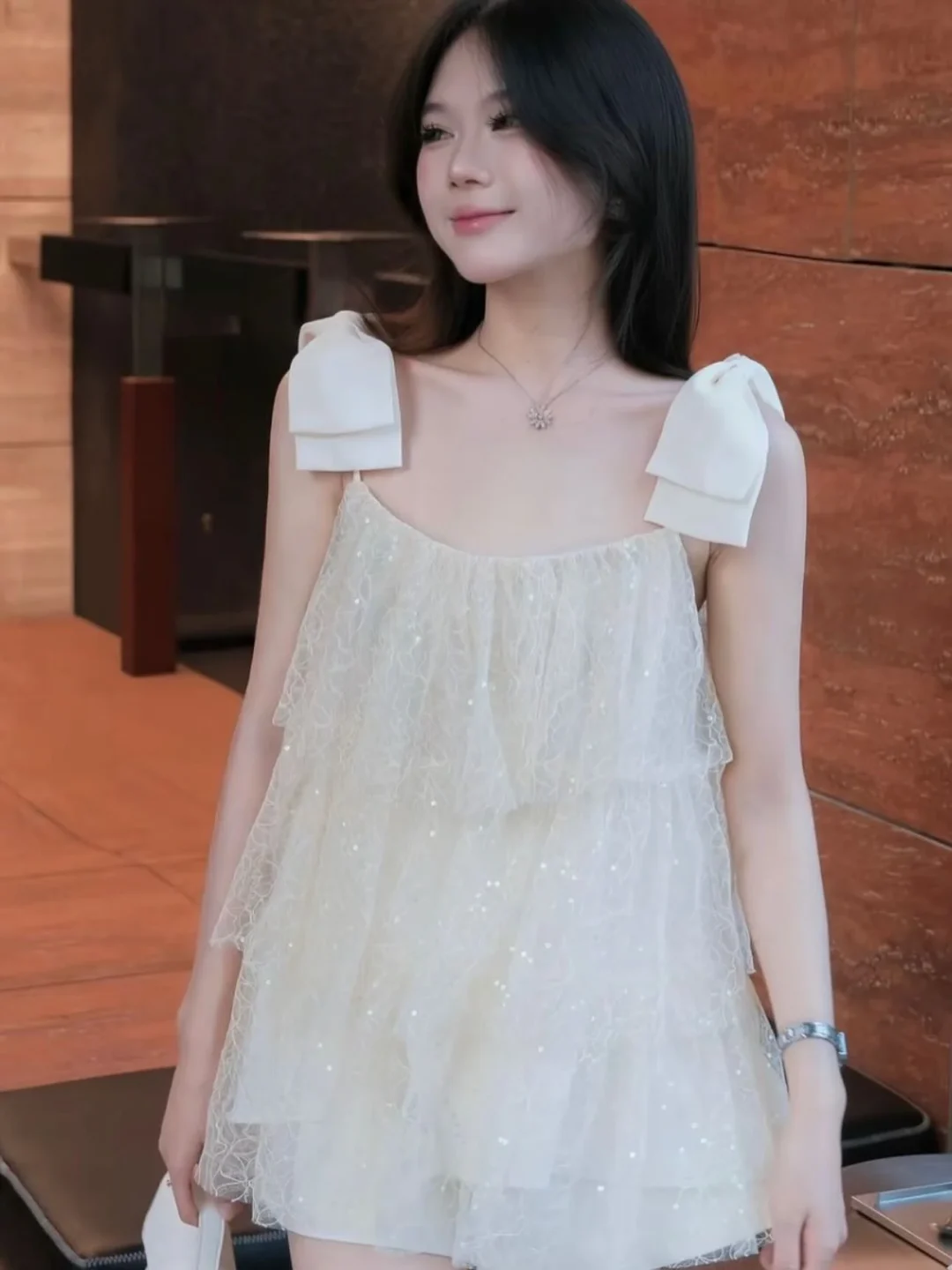 Ảnh 6 của Váy nữ OCEAN SUMMER màu trắng