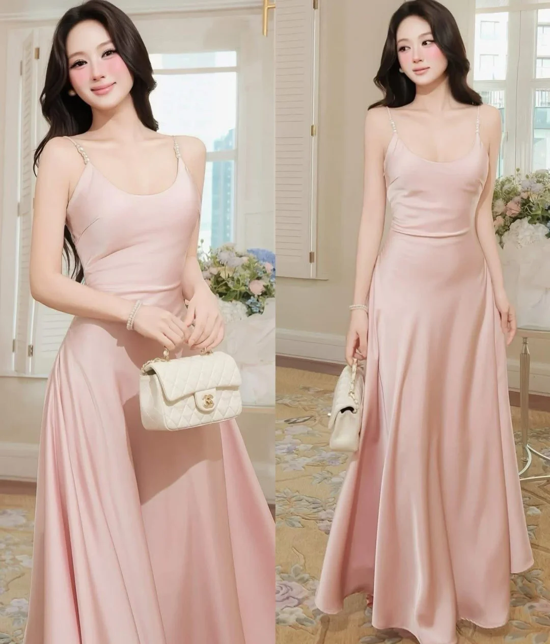 Ảnh 6 của Váy nữ OCEAN SUMMER hồng