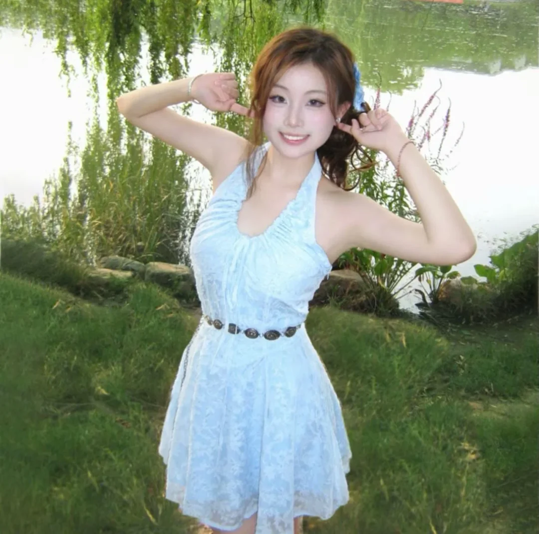 Ảnh 1 của Váy nữ OCEAN SUMMER xanh