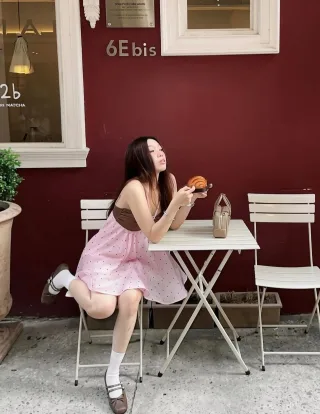 Photo 4 of Full set váy hồng freesize
