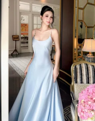 Ảnh 1 của Váy nữ OCEAN SUMMER xanh