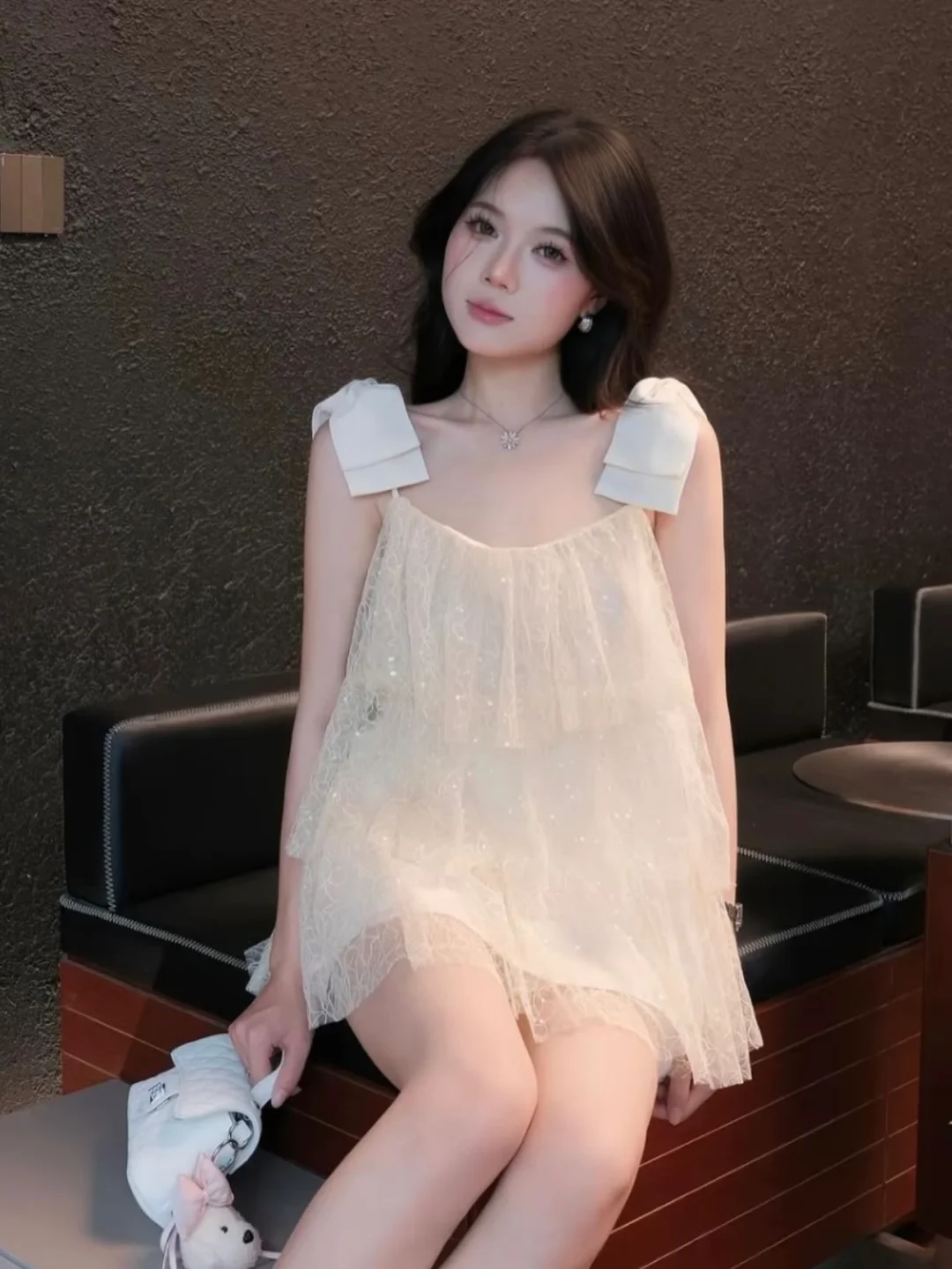 Ảnh 4 của Váy nữ OCEAN SUMMER màu trắng
