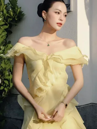 Ảnh 1 của Váy nữ OCEAN SUMMER vàng