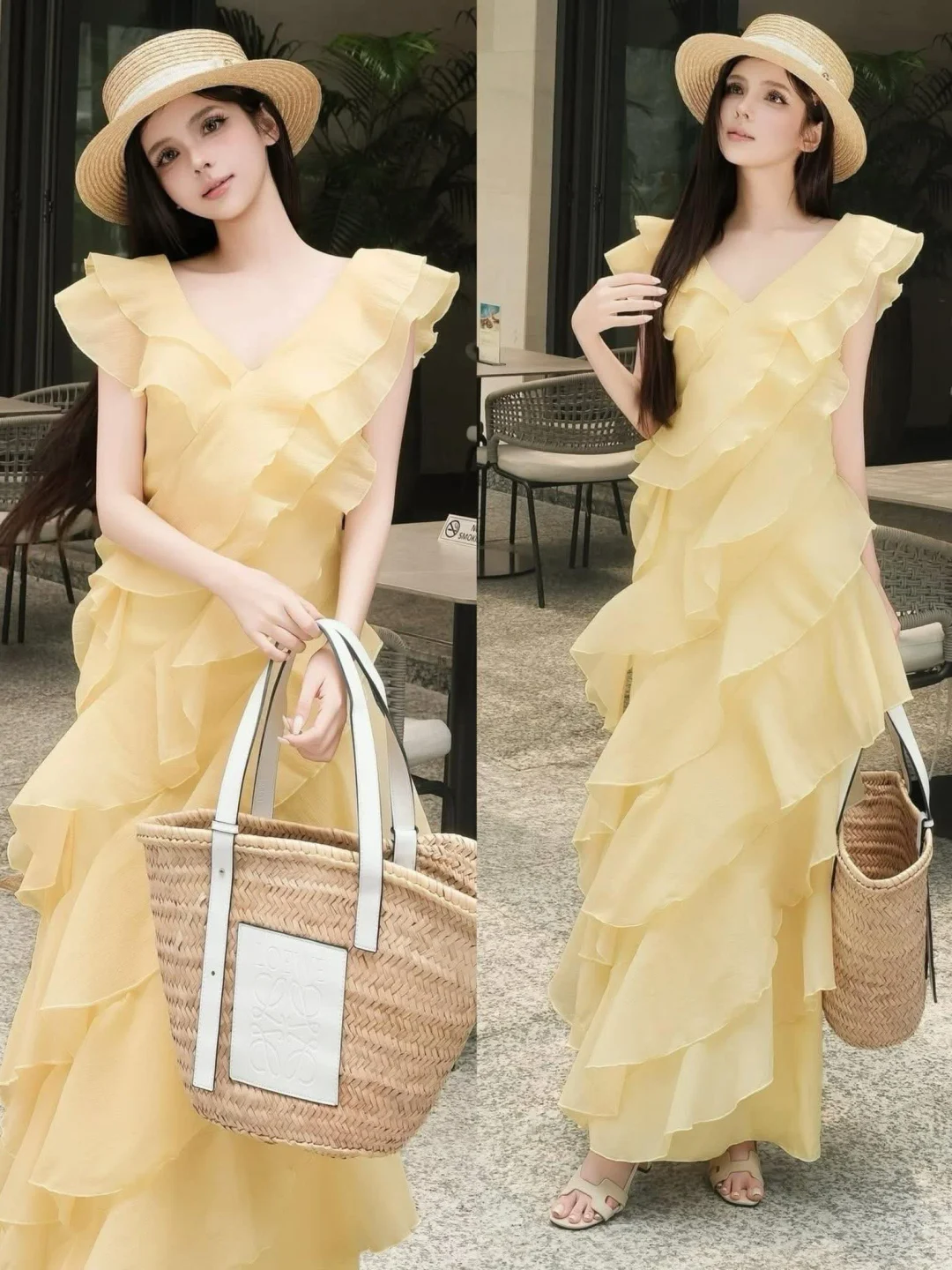 Ảnh 5 của Váy nữ OCEAN SUMMER vàng