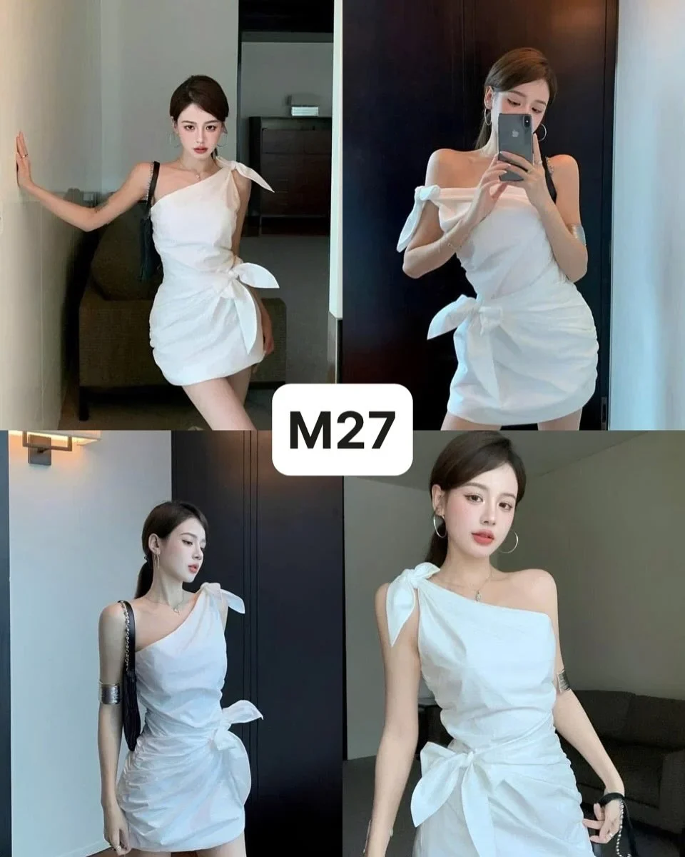 Ảnh 5 của Đầm mini trắng một vai hottrend