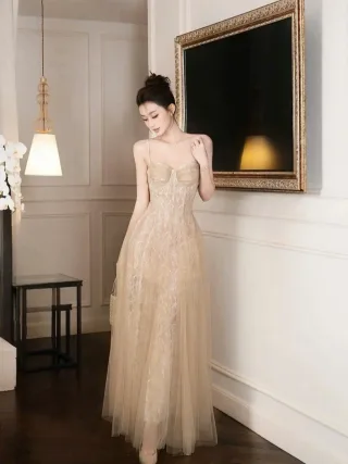 Photo 2 of Váy dạ hội ren be Chouchou size S