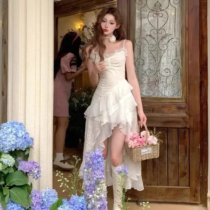 Ảnh 2 của Váy maxi voan trắng nữ hottrend