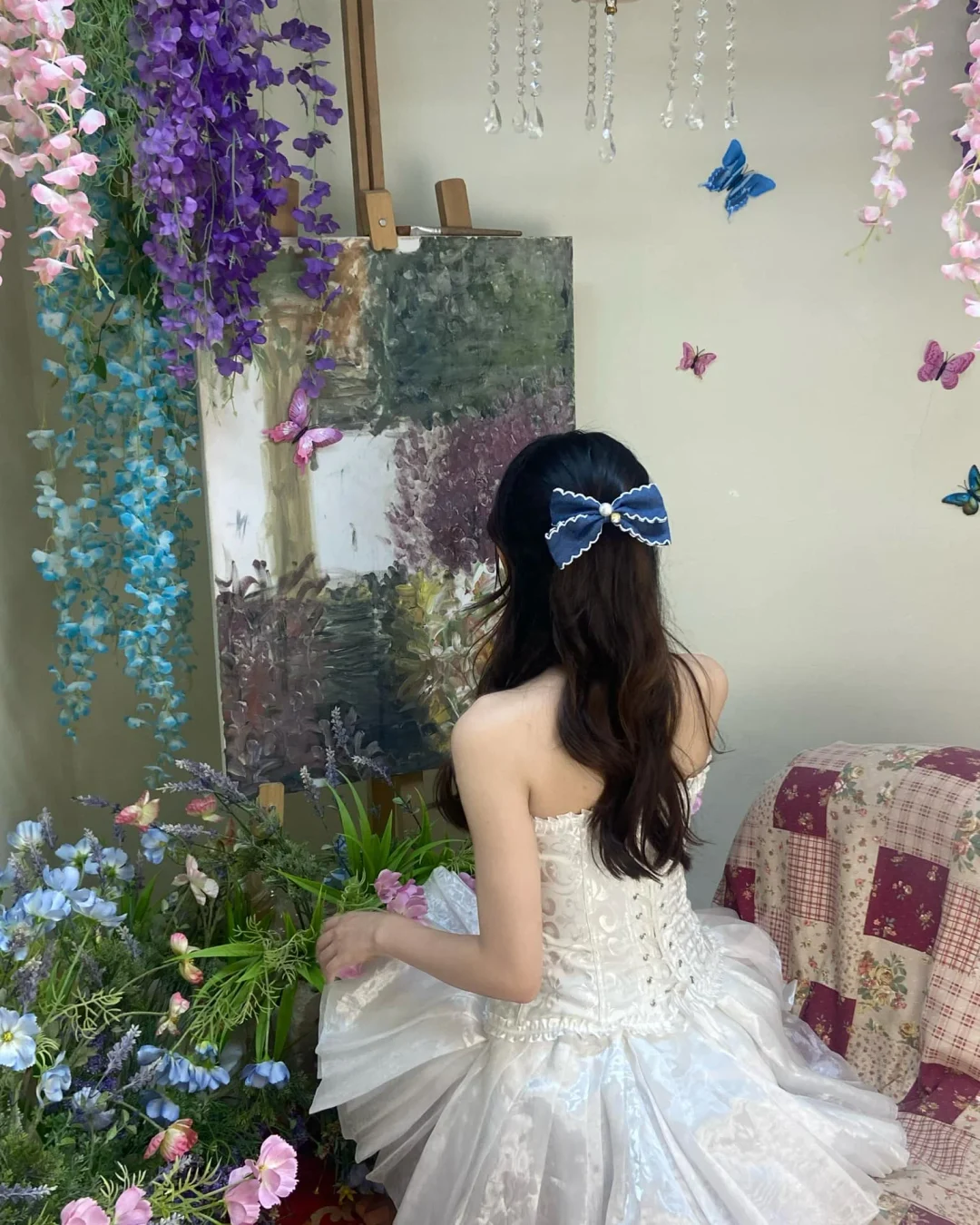 Photo 1 of Đầm maxi trắng công chúa chụp ảnh