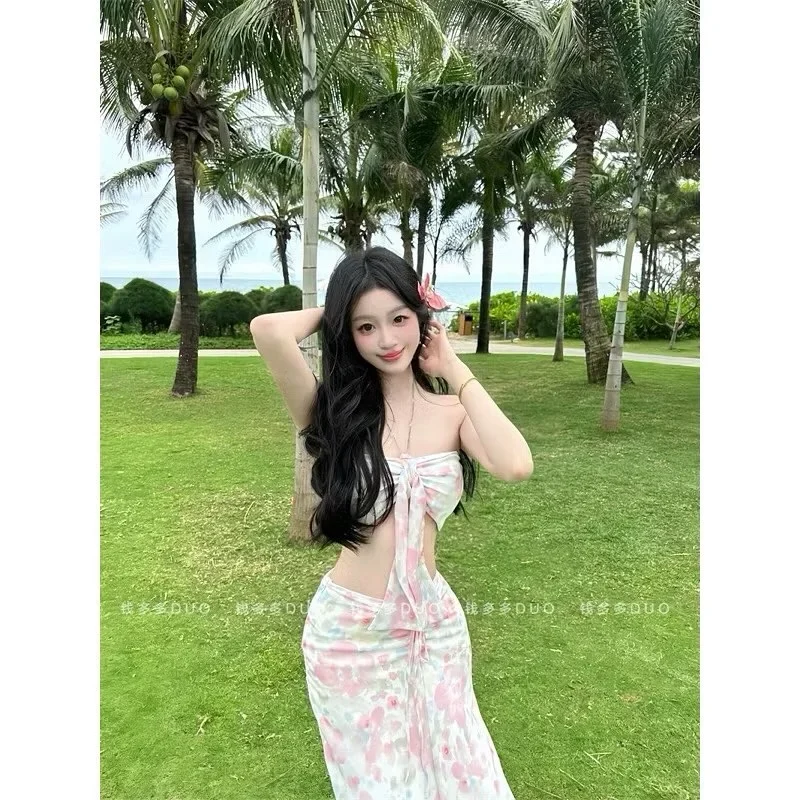 Ảnh 4 của Set maxi hoa hồng hai mảnh cho thuê