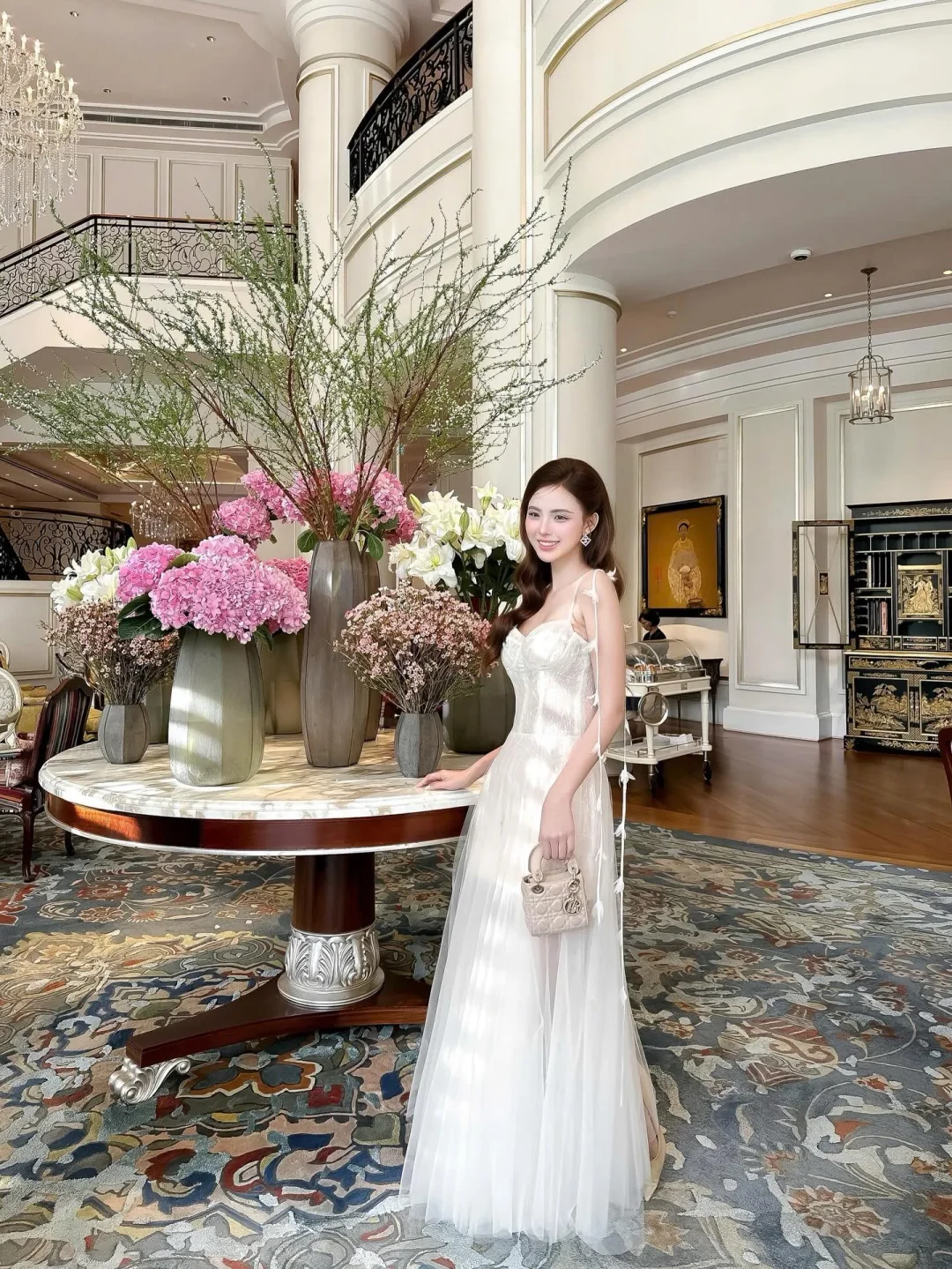 Ảnh 3 của Váy dạ hội voan trắng size S/M