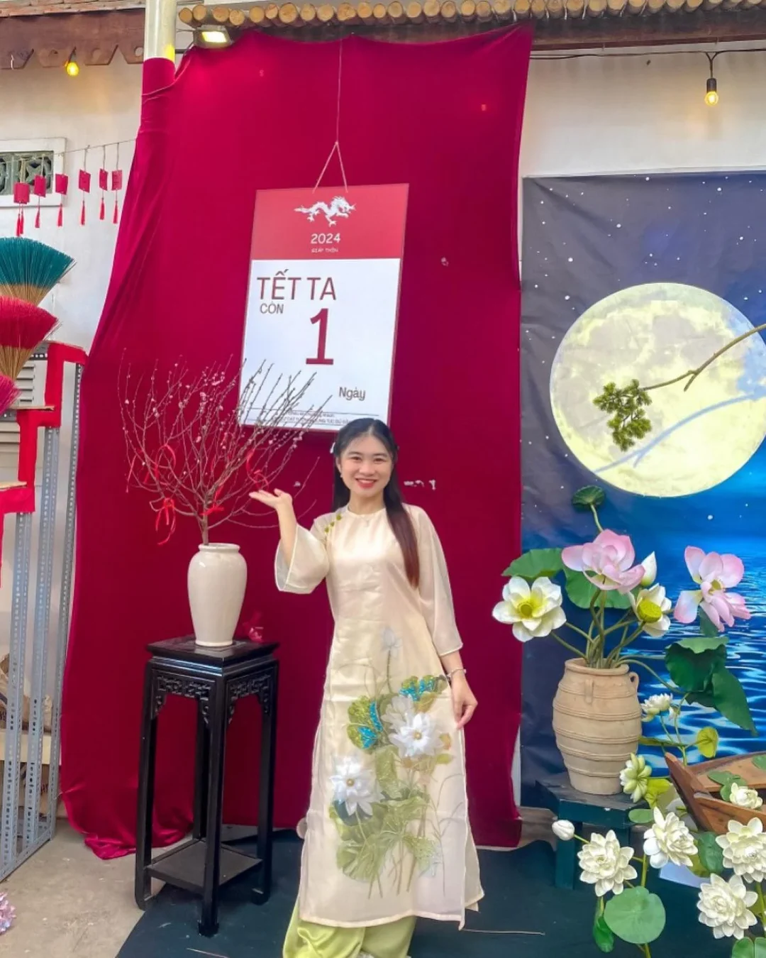 Photo 2 of Set voan kem truyền thống nữ