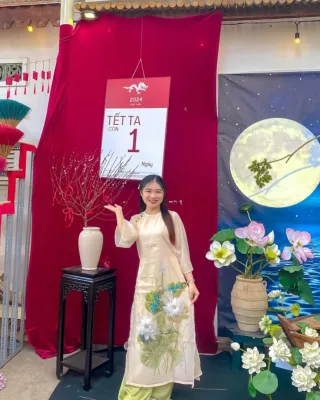 Photo 2 of Set voan kem truyền thống nữ