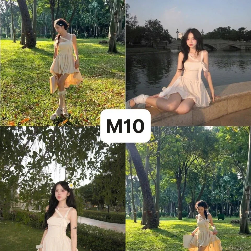 Photo 5 of Đầm một vai bèo nhún vàng nhạt cho thuê