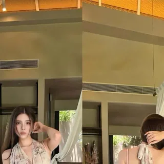Ảnh 1 của Áo hoa maxi hai dây buộc lưng nữ
