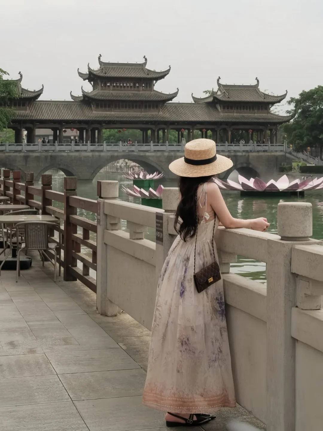 Photo 2 of Váy maxi hoa nhí hai dây Chouchou