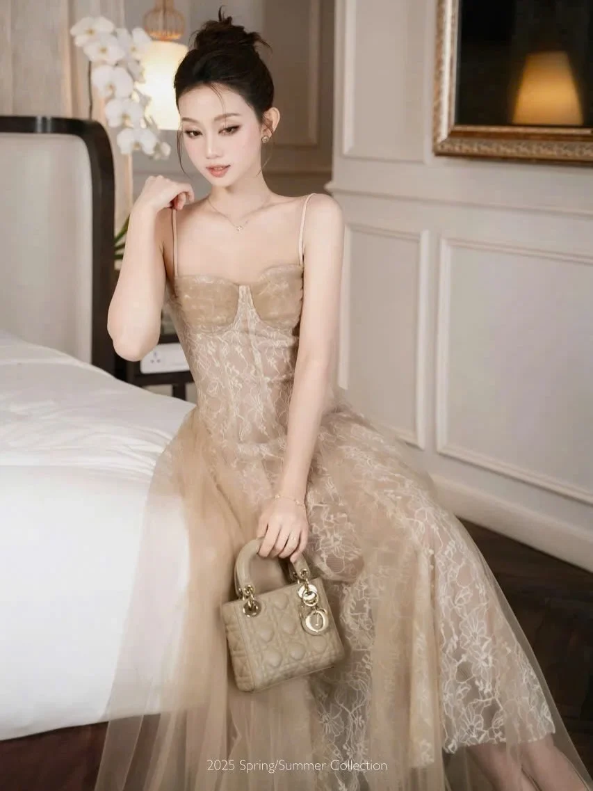 Photo 6 of Váy dạ hội ren be Chouchou size S