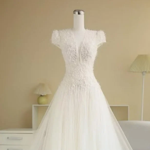 Ảnh 1 của Váy cưới ren trắng vintage Sò
