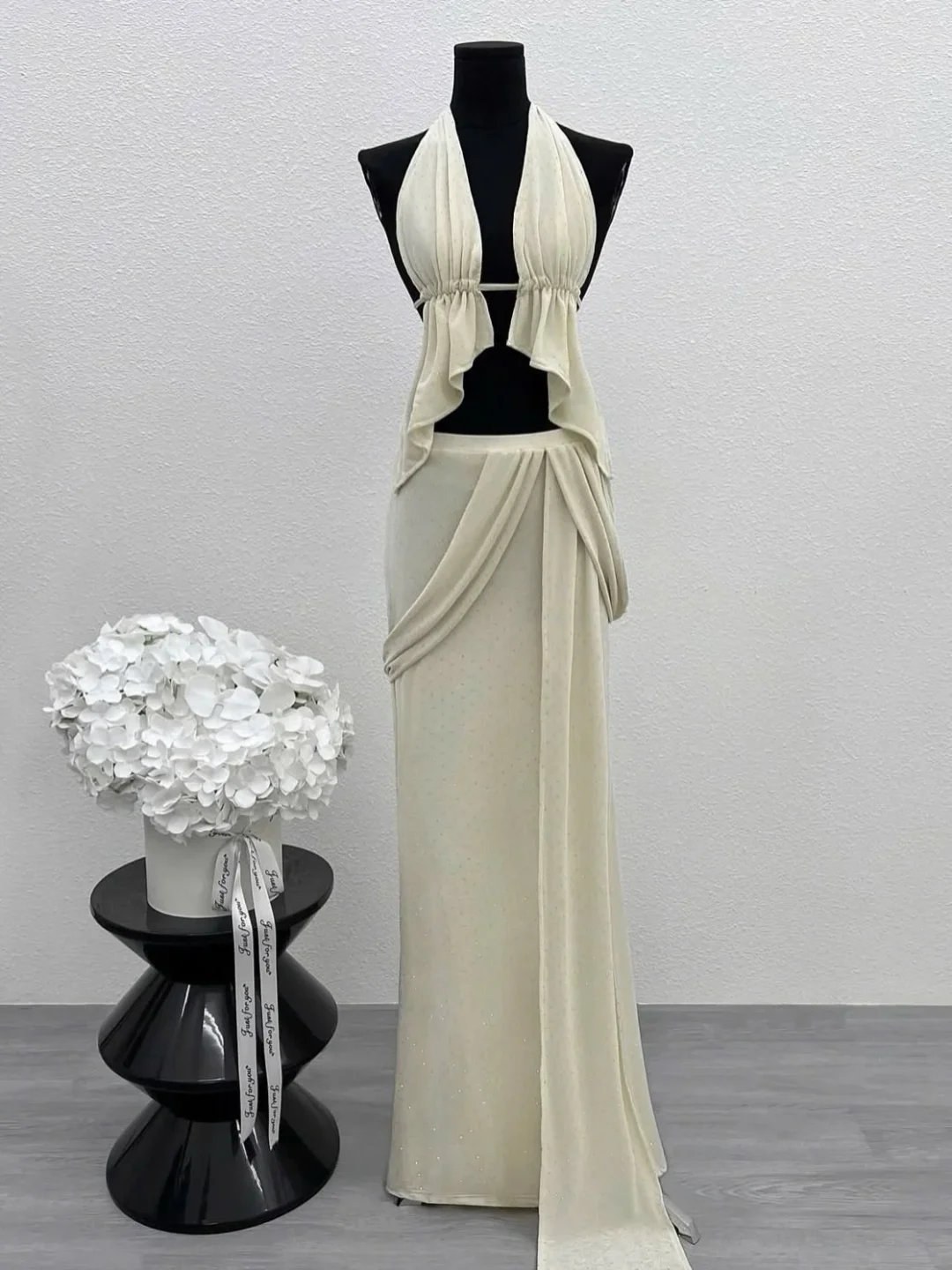 Ảnh 6 của Set váy maxi boho kem nữ size S/M