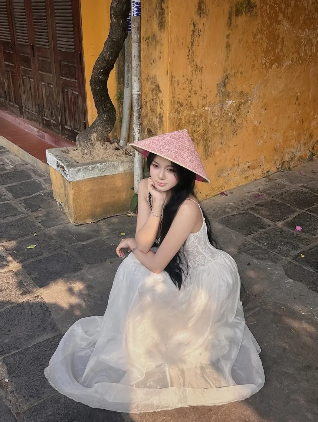 Ảnh 4 của Đầm maxi trắng hai dây voan size M