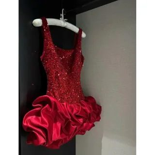 Ảnh 3 của Đầm sequin đen bong bóng nữ hot trend