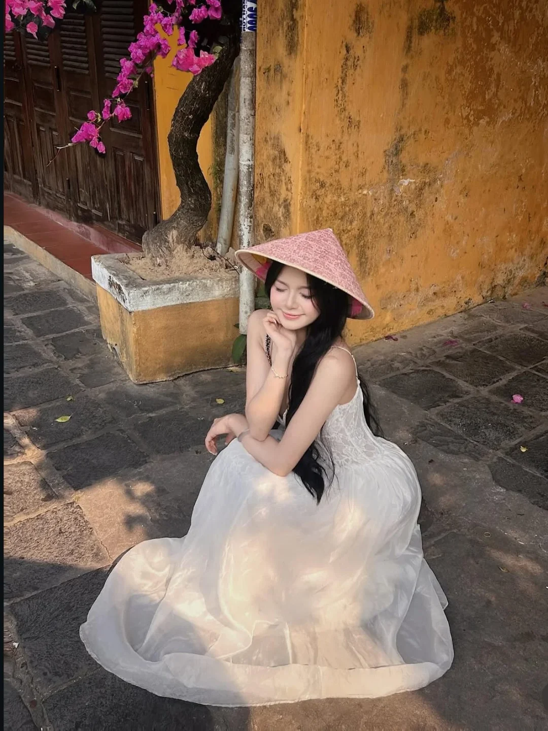 Ảnh 3 của Đầm maxi trắng hai dây voan size M