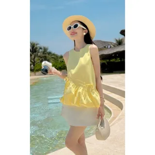 Photo 2 of Đầm maxi vàng hottrend cho thuê