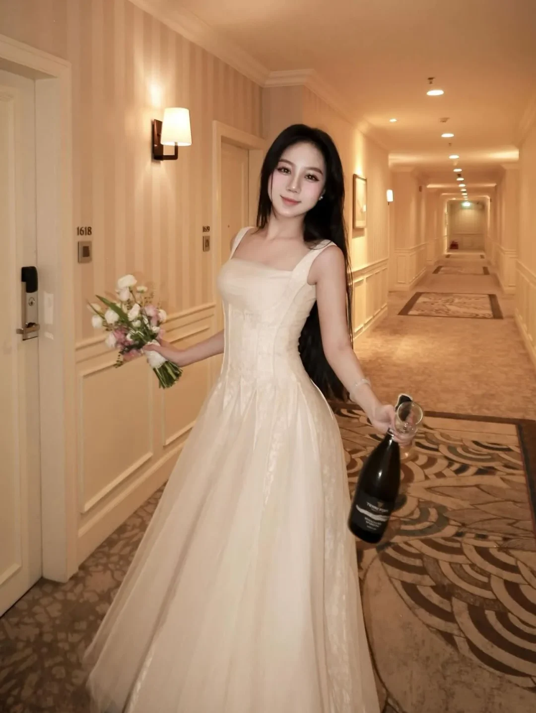 Ảnh 3 của Váy cưới tulle trắng phong cách công chúa