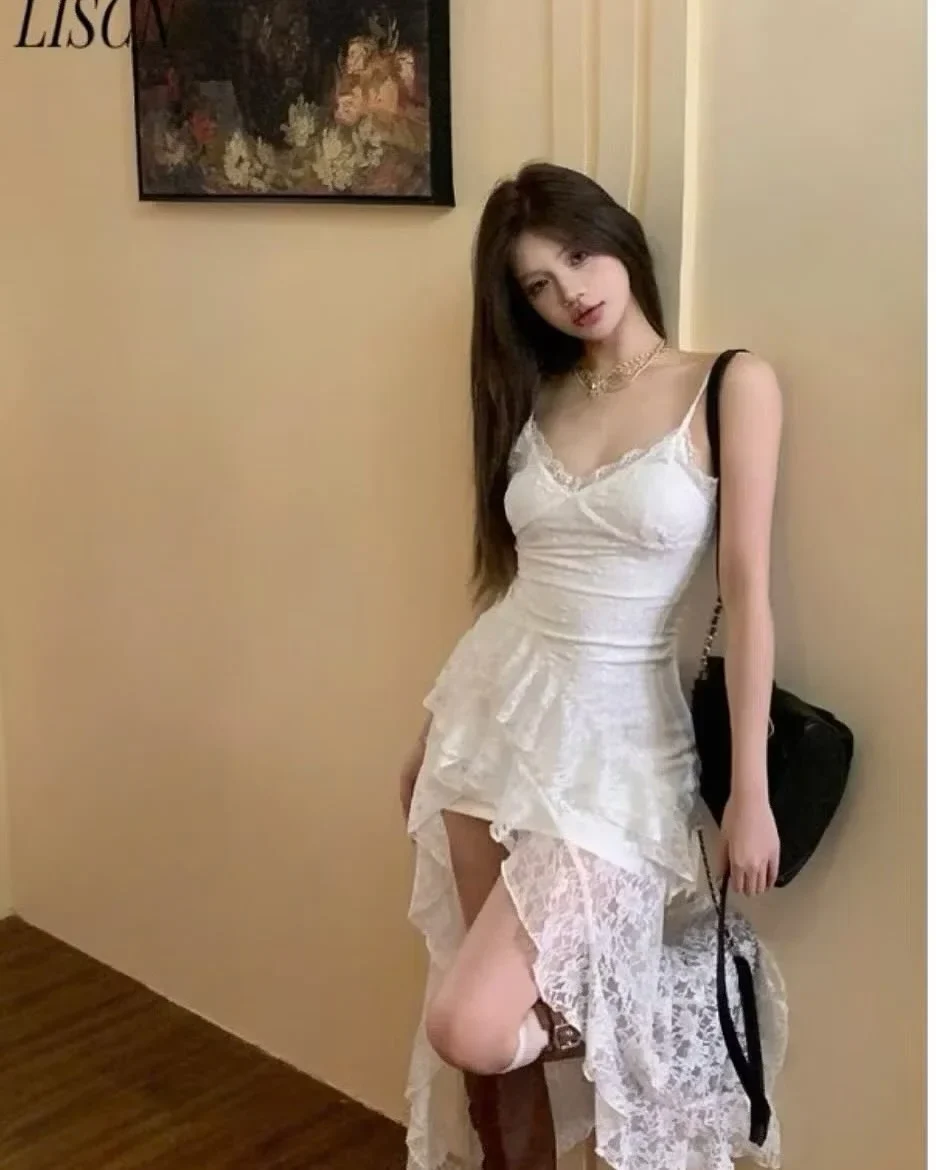 Ảnh 3 của Đầm ren trắng xòe nữ chụp ảnh