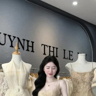 Photo 1 of Váy hai dây ren be nhạt nữ