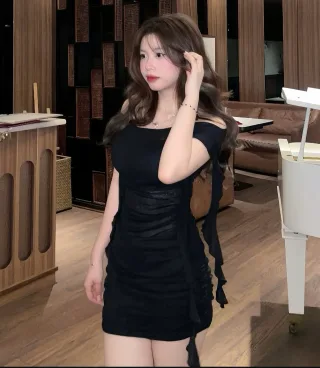 Ảnh 2 của Váy mini trễ vai DN19 nhiều màu