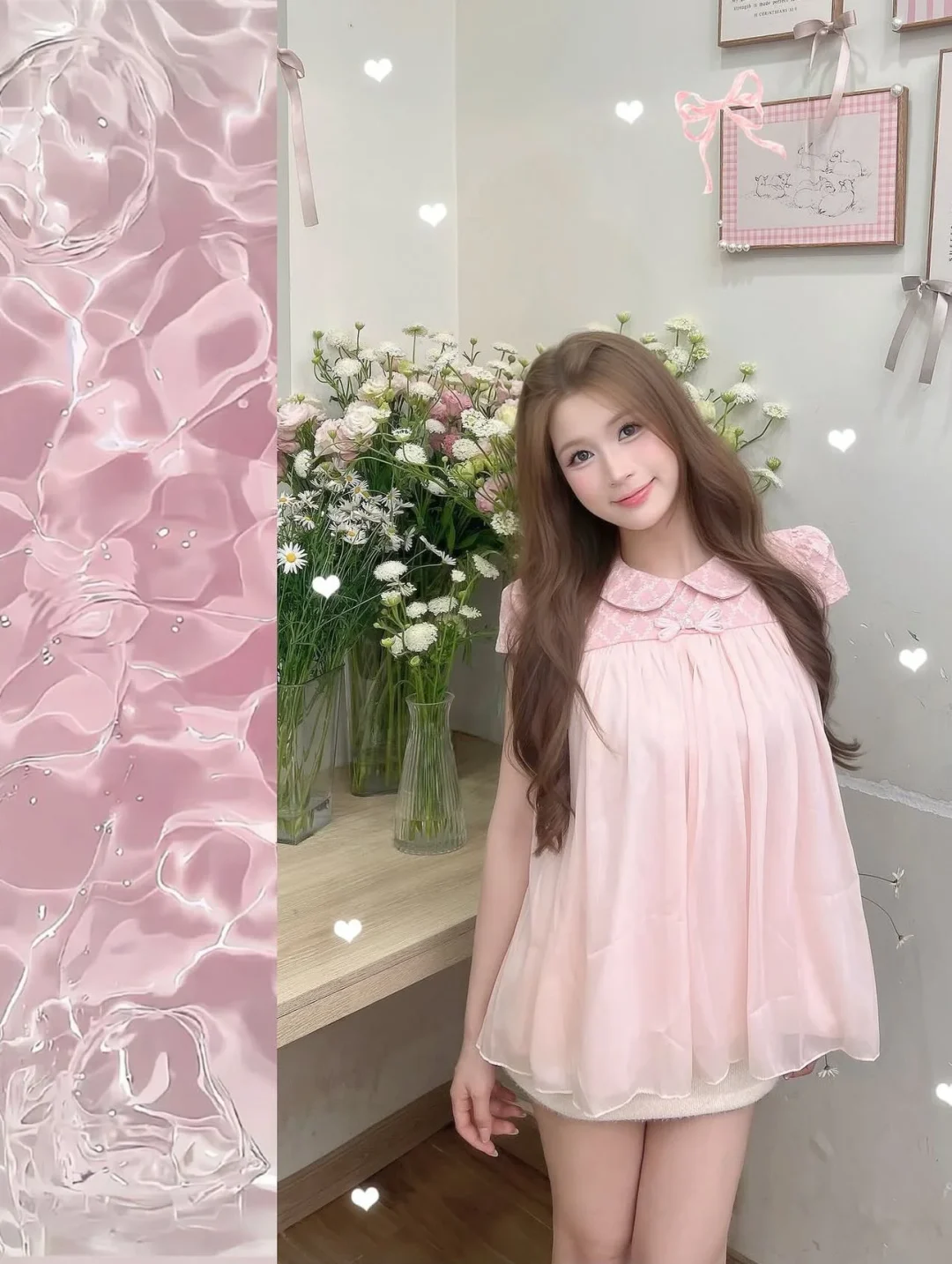 Photo 5 of Váy babydoll hồng nhạt size S/M