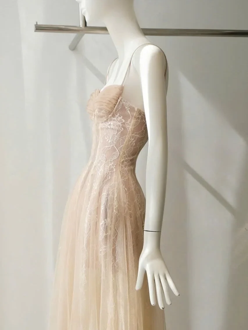 Photo 8 of Váy dạ hội ren be Chouchou size S