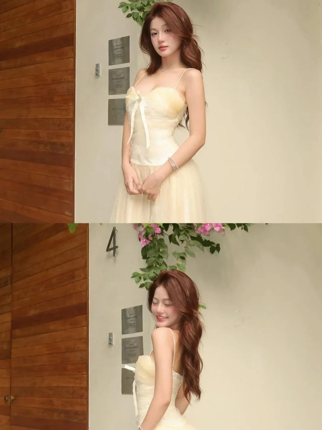Photo 7 of Váy dạ hội voan vàng nhạt Ameliee size M