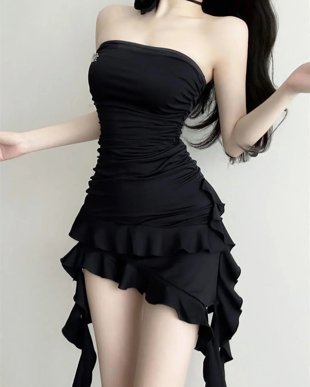 Ảnh 1 của Đầm body nữ cúp ngực đen