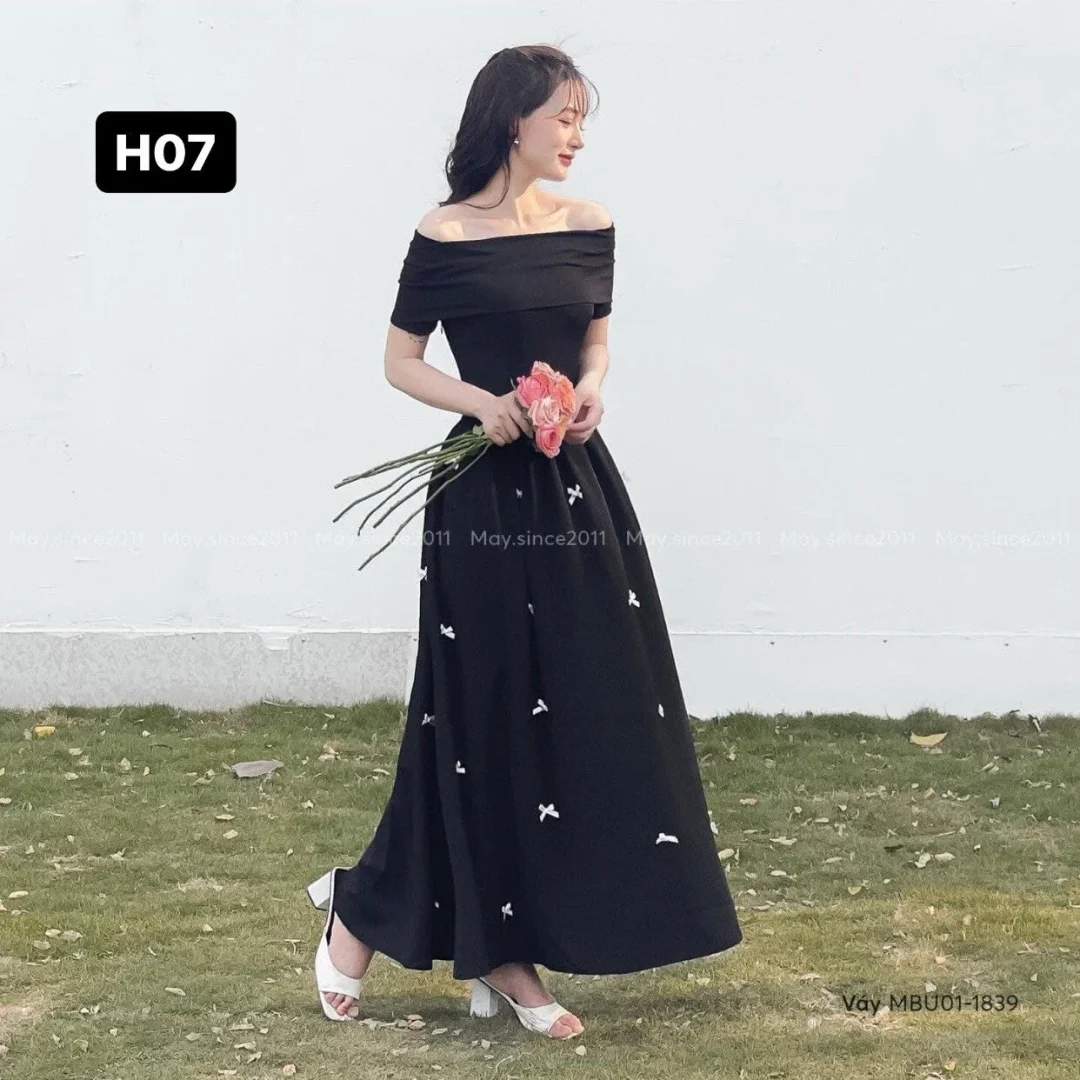 Ảnh 7 của Váy corset hoa trắng ngắn nữ