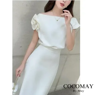 Ảnh 2 của Đầm maxi trắng trễ vai nữ