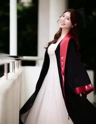 Ảnh 4 của Váy tiệc voan trắng ren nữ