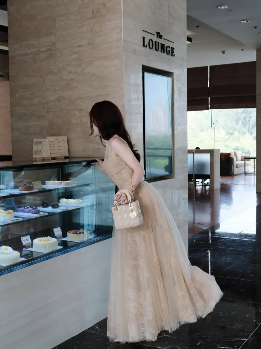 Photo 5 of Váy công chúa voan nude dạ hội nữ