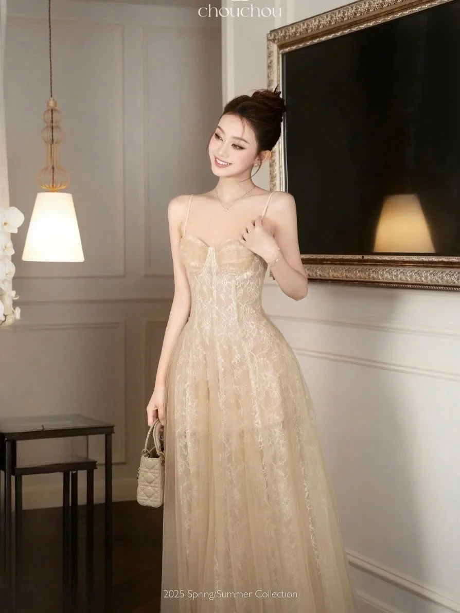 Photo 4 of Váy dạ hội ren be Chouchou size S