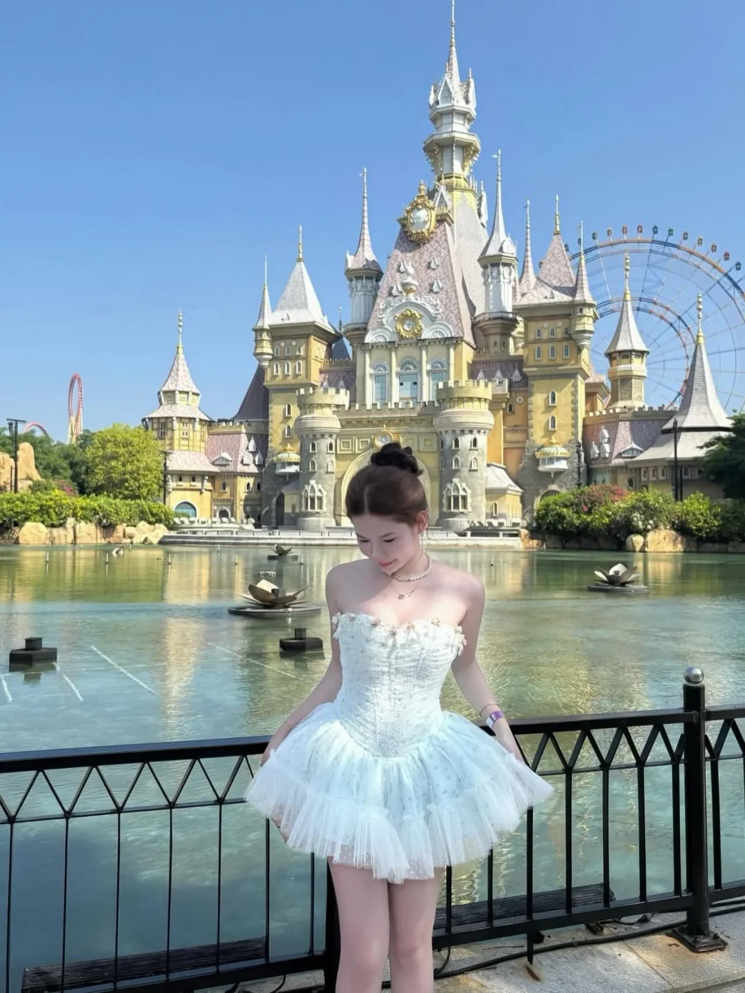 Ảnh 2 của Váy tiệc tutu xanh mint công chúa