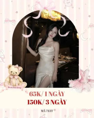 Photo 1 of Váy lụa trắng hai dây nữ sang trọng