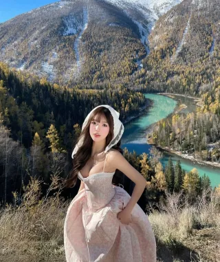 Ảnh 4 của Váy corset hoa hồng pastel size M