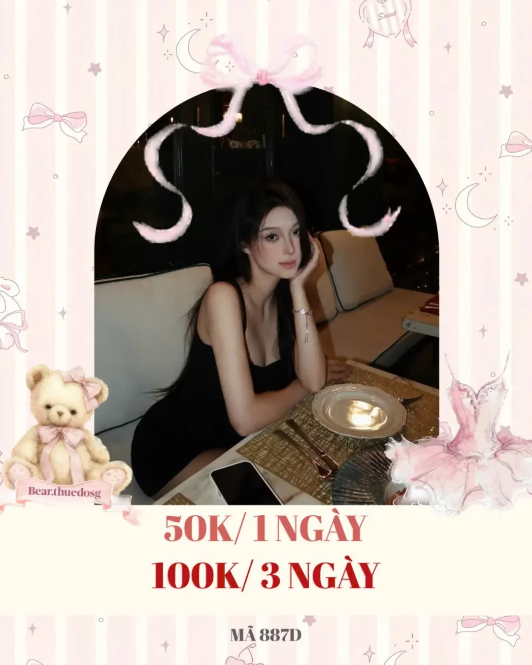Ảnh 1 của Váy đầm đen ôm sát size M nữ
