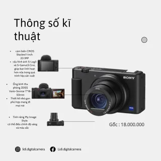 Ảnh 2 của Máy ảnh Sony ZV1 Mark II cho thuê