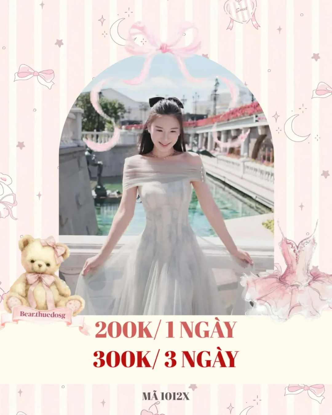 Ảnh 1 của Váy tulle công chúa trắng size M nữ