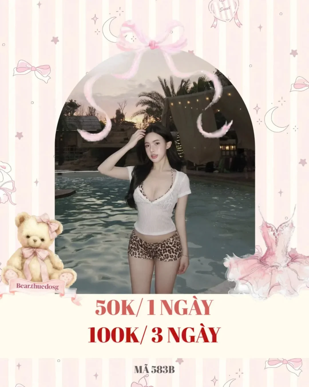 Ảnh 1 của Set đồ nữ croptop ren trắng size M
