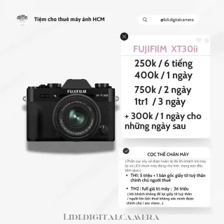Photo 1 of Máy ảnh Fujifilm XT30ii cho thuê kèm lens