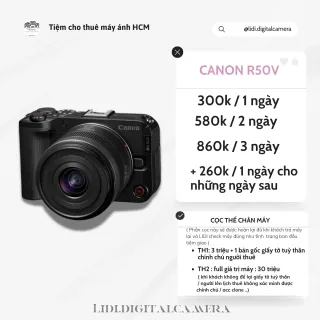 Ảnh 1 của Máy ảnh Canon R50V cho thuê