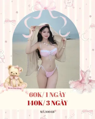 Ảnh 1 của Bikini hai mảnh hồng pastel nữ