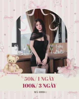 Ảnh 1 của Đầm đen hở vai ngắn ôm sát size S